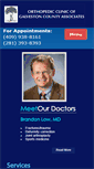 Mobile Screenshot of orthogalveston.com